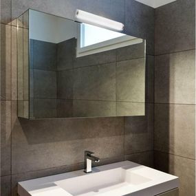 Nova Luce Minimalistické nástěnné svítidlo Polo vhodné nad koupelnové zrcadlo - 2 x 40 W, 330 mm NV 602202