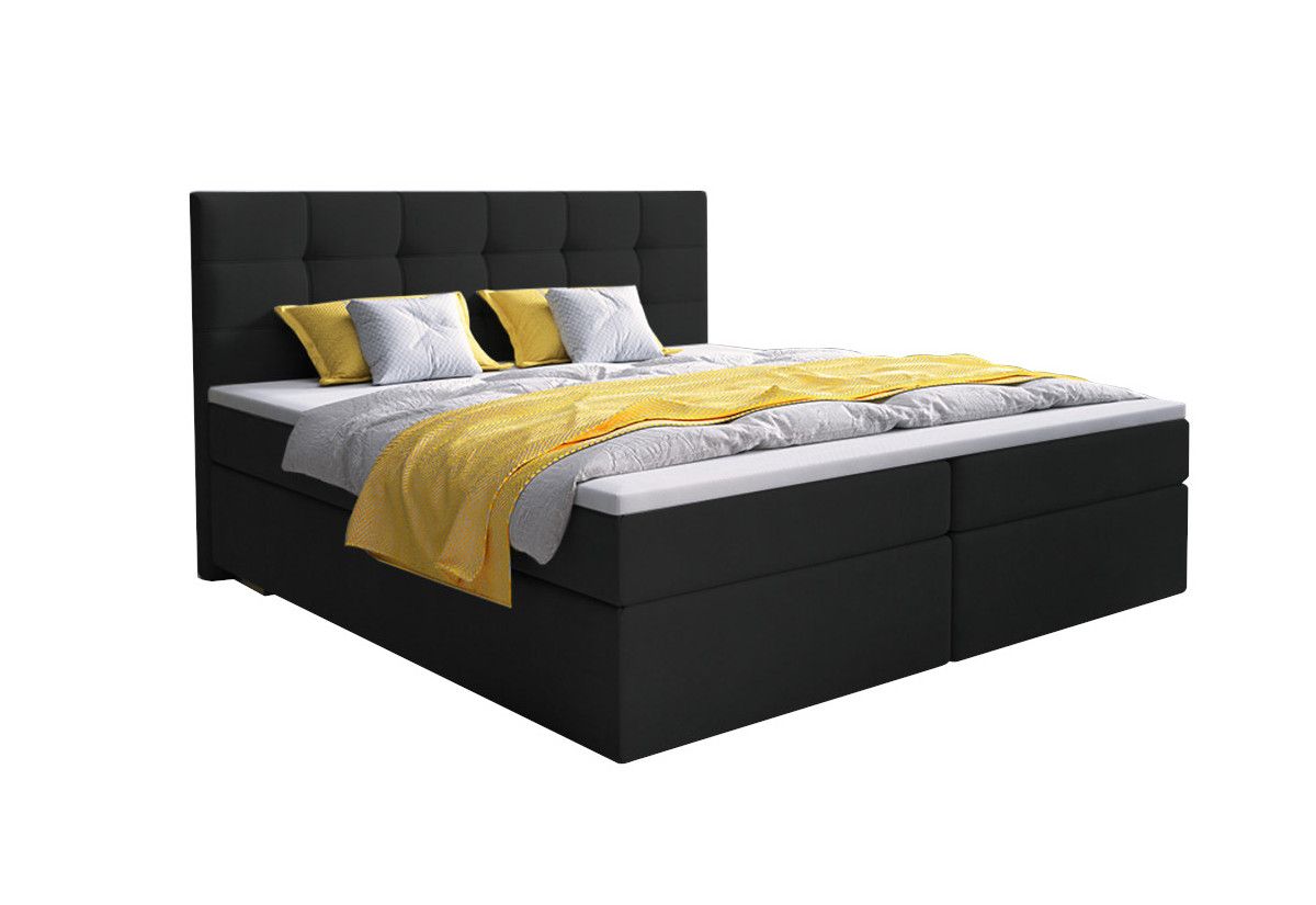 Expedo Čalúnená posteľ boxspring GLOSE, 160x200, cosmic 100 + topper