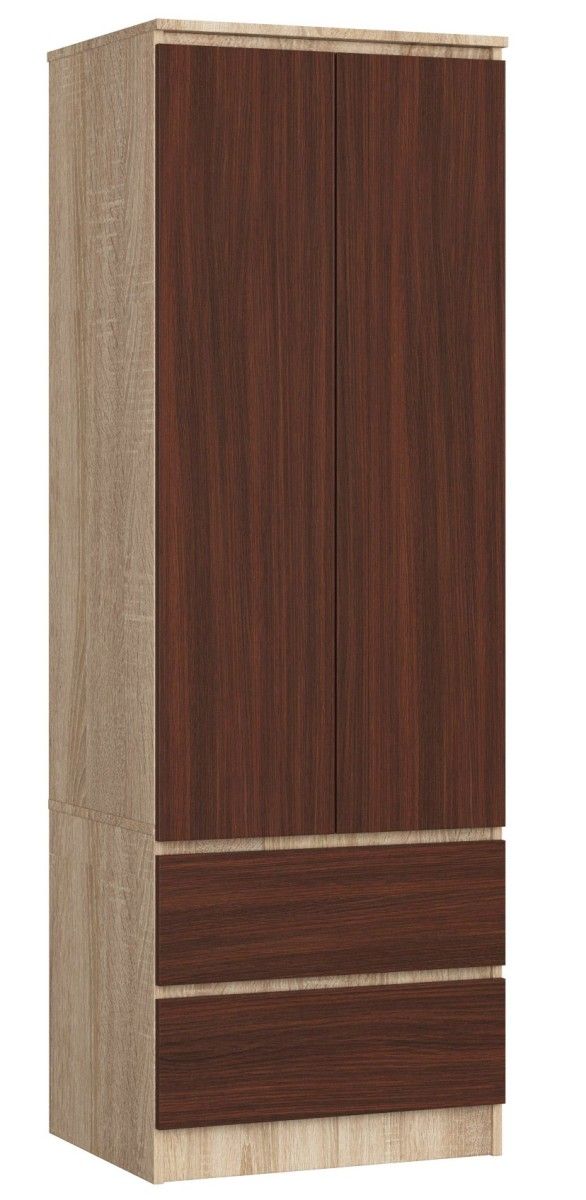 Šatníková skriňa Star 60 cm dub sonoma/wenge