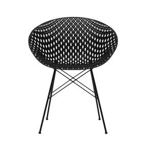 Kartell - Stolička Smatrik Outdoor, čierna/čierna