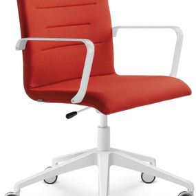 LD SEATING Kancelárska stolička OSLO 227-F80-N0, kríž a područky bílé