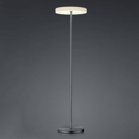 BANKAMP Button stojaca LED lampa stmievač antracit, Obývacia izba / jedáleň, hliník, sklo, 40W, K: 130cm