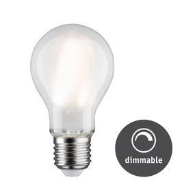 Paulmann LED E27 9W 4 000 K matná stmievateľná, E27, 9W, Energialuokka: E, P: 10.6 cm