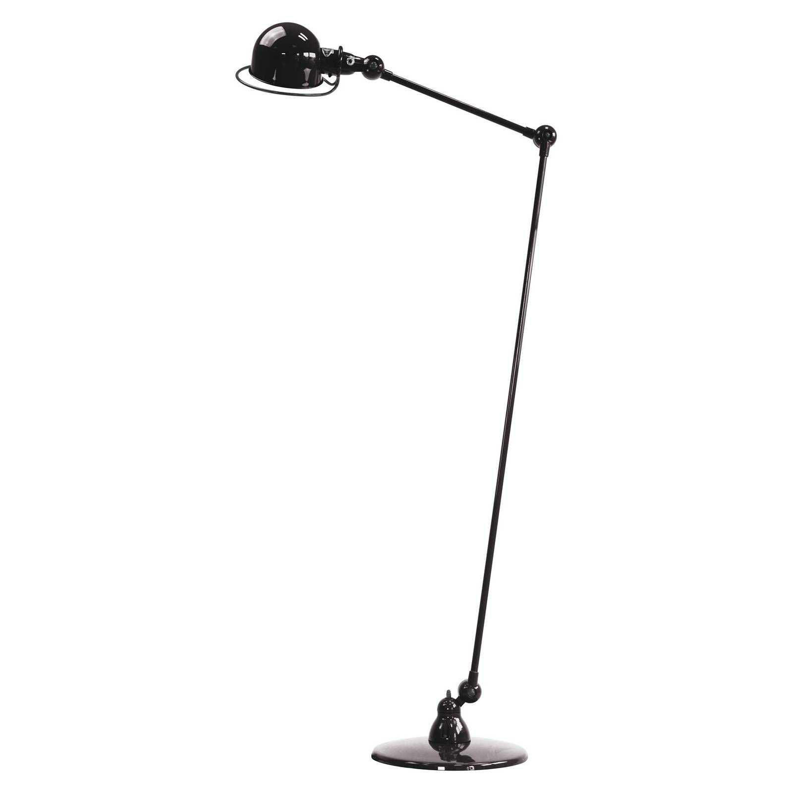 Jieldé Loft D1240 lampa kĺbové rameno čierna, Obývacia izba / jedáleň, hliník, oceľ, E27, 60W, K: 160cm