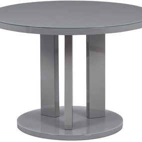 AUTRONIC jedálenský stôl AT-4003 GREY, priemer. 108 cm