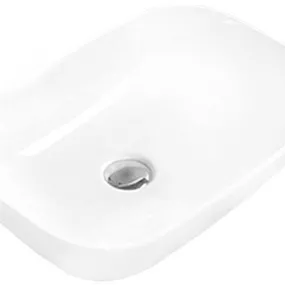 Keramické umývadlo na dosku MEXEN LUNA 50x35 cm biele
