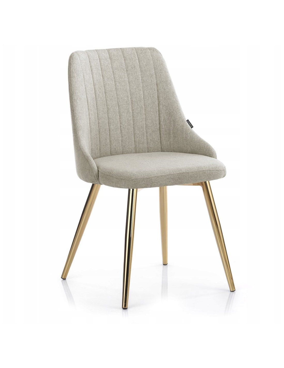 HOMEDE BECKERTI jedálenská tapicerovaná stolička - béžová farba