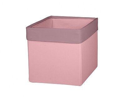 Úložný textilný box - ružová
