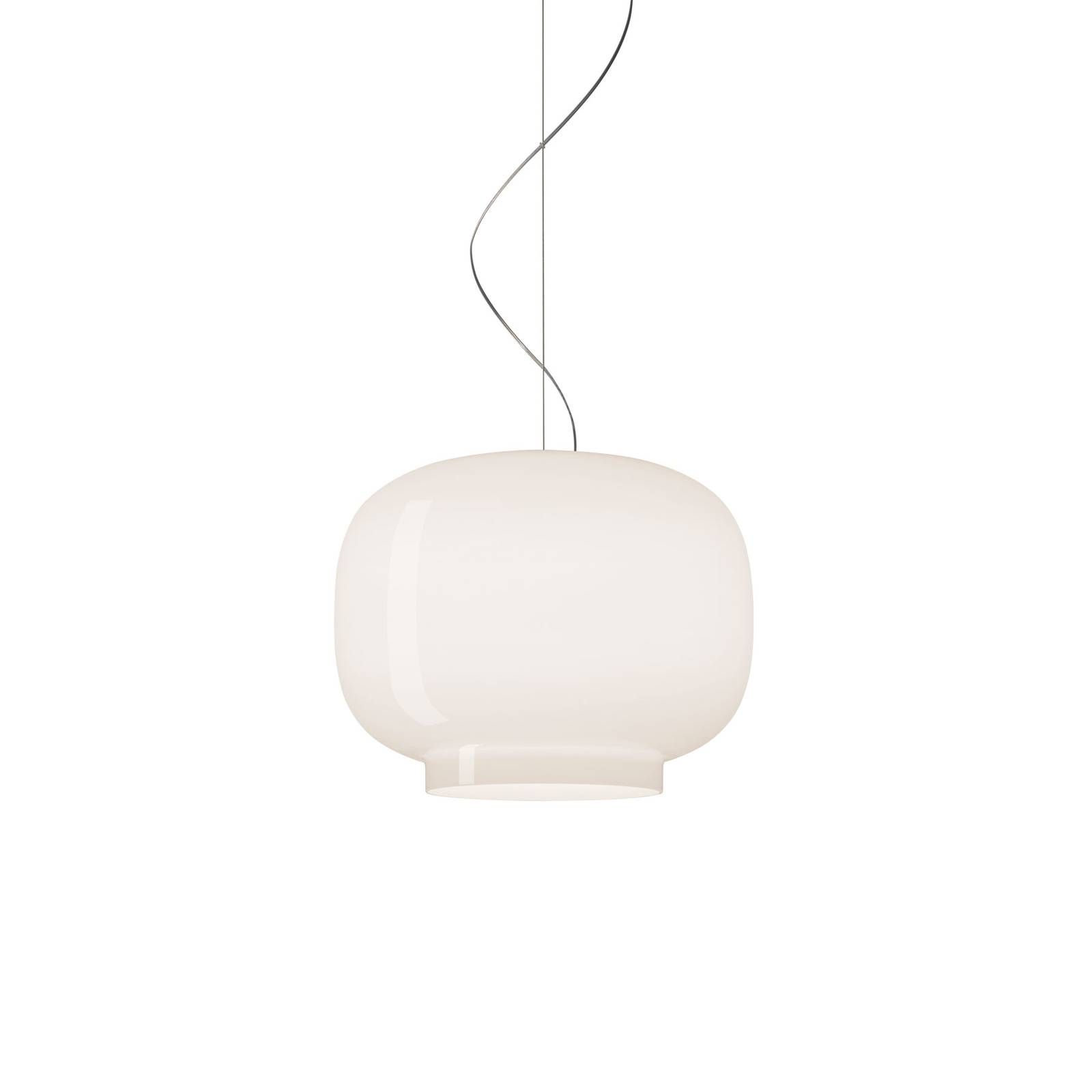 Foscarini Chouchin Bianco 1 MyLight závesné LED, Kuchyňa, fúkané sklo, E27, 21W, K: 31cm