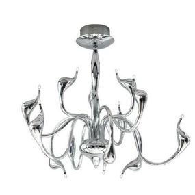 Závěsné svítidlo AZzardo Snake pendant chrome AZ0044 G4 12x20W 12V IP20 75cm chromové