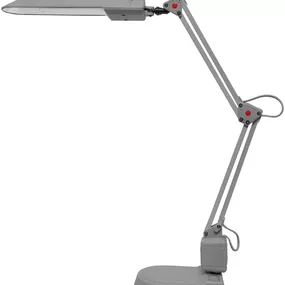 LED Stolná lampa Ecolite L50164-LED/STR strieborná