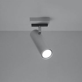 Euluna Stropné svietidlo Spoty, biele, jedno-plameňové, Obývacia izba / jedáleň, oceľ, GU10, 40W, P: 18 cm, L: 18 cm, K: 20cm