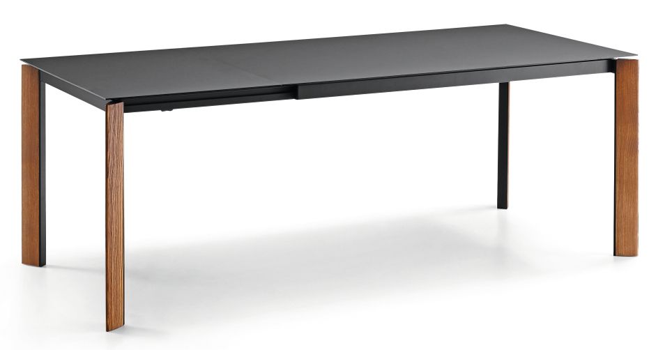 MIDJ - Rozkladací stôl BLADE XL 140/190/240/290x90 cm, Fenix/orech