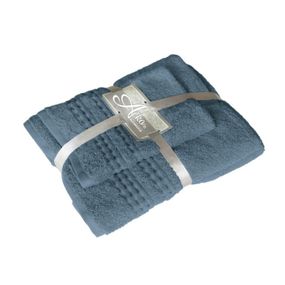 Darčeková sada 3 SET DOBBY Sea Blue | Uteráčik 50x30, uterák 50x100, osuška 70x140