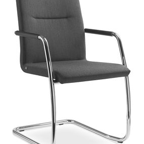LD SEATING Konferenčná stolička SEANCE CARE 076-KZ-N4, kostra chrom