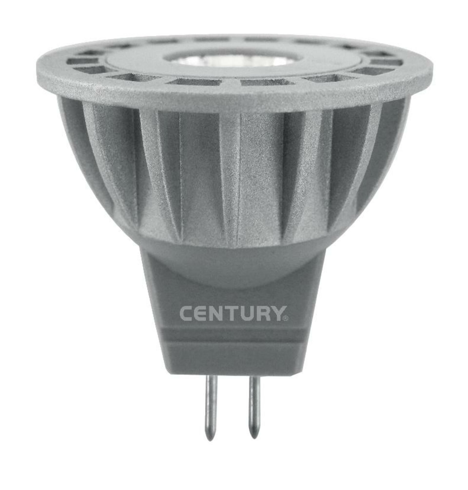 CENTURY LED spot MAXILED 3W 12VDC/AC MR11 3000K 185Lm 30d 35x38mm IP20 CEN K12XLED-300430
