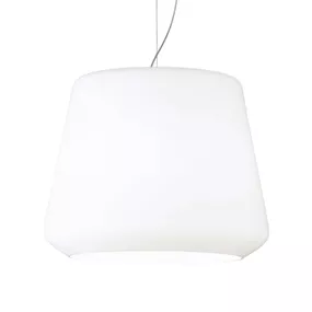 Casablanca Levio závesná lampa 1-plameňová, Ø 26cm, Obývacia izba / jedáleň, sklo, hliník, E27, 75W, K: 20cm