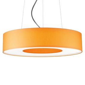 Hufnagel Závesné LED svetlo Donut stmievateľné 34W oranžové, Obývacia izba / jedáleň, oceľ, chinc, 34W