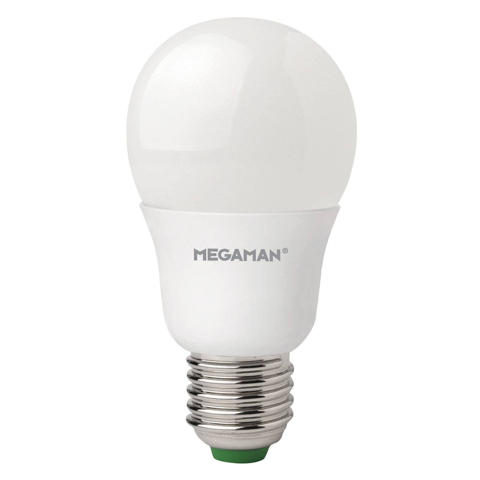 Megaman LED žiarovka E27 A60 9, 5 W teplá biela, E27, 9.5W, Energialuokka: F, P: 11.2 cm