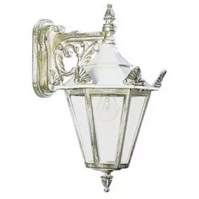 Albert Leuchten Vonkajšie nástenné svietidlo vidiecky štýl 746 W, hliníková zliatina, sklo, E27, 75W, K: 51.5cm
