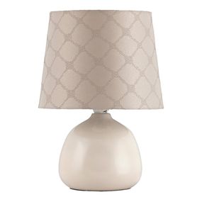 Rabalux 4380 - Stolná lampa ELLIE E14/40W béžová