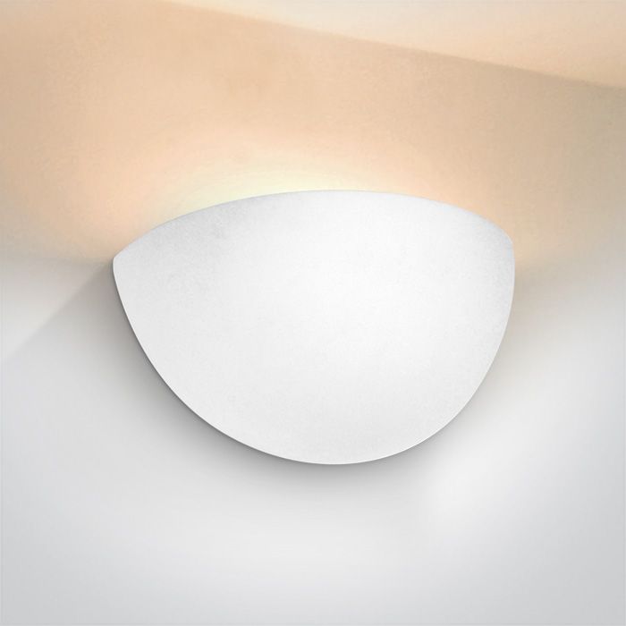 Moderné svietidlo ONE LIGHT nástenné sadrové svietidlo  60038