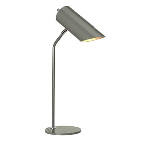 Elstead Stolná lampa Quinto tmavosivá/nikel, Obývacia izba / jedáleň, oceľ, E27, 60W, L: 17 cm, K: 57.5cm