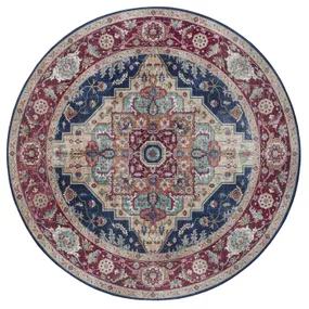 Nouristan - Hanse Home koberce Kusový koberec Asmar 104017 Indigo / Blue kruh - 160x160 (priemer) kruh cm