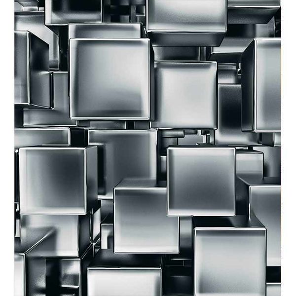 MS-3-0285 Vliesová obrazová fototapeta Metal Cubes, veľkosť 225 x 250 cm