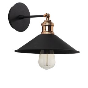 Nástenná lampa Berceste X čierna