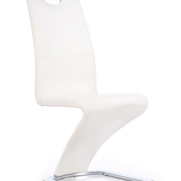 Halmar K291 jedálenská stolička, biela