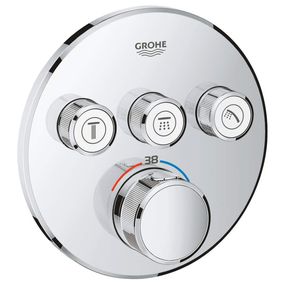 Grohe Grohtherm SmartControl - Termostatická sprchová podomietková batéria, 3 ventily, chróm 29121000