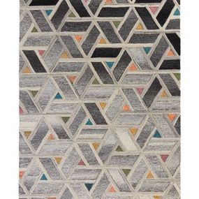 Flair Rugs koberce Kusový koberec Moda River Grey / Multi - 120x170 cm