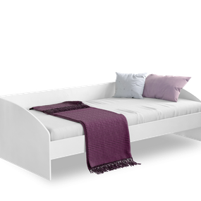 ČILEK - Pohovka a posteľ v jednom 90x200 cm biela