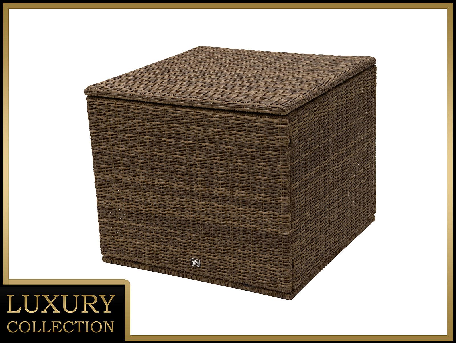 DEOKORK Box na podušky 90 x 90 cm BORNEO LUXURY (hnedá)