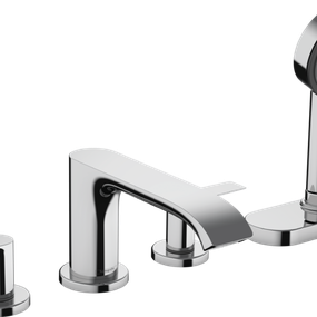 HANSGROHE  Hansgrohe Vivenis- 4-otvorová batéria na okraj vane s telesom sBox, chróm 75444000