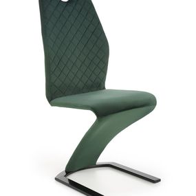 Jedálenská stolička K442 Halmar Tmavo zelená