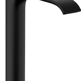 Hansgrohe Vivenis - Páková umývadlová batéria 250 pre umývadlové misy, s odtokovou súpravou s tiahlom, čierna matná 75040670