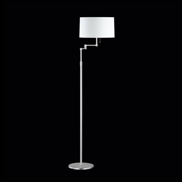 Hufnagel Loop – nastaviteľná stojaca lampa, Obývacia izba / jedáleň, kov, chinc, E27, 57W, K: 165cm