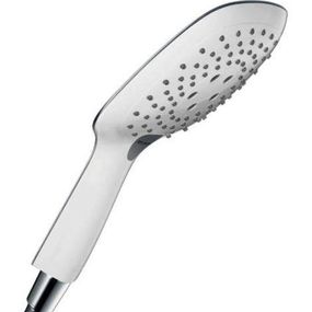 HansGrohe Raindance Select E - Ručná sprcha 150, 3 prúdy, biela/chróm 26550400