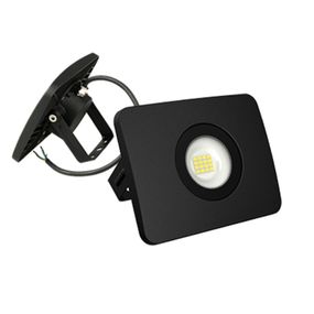 LFI LED reflektor 10W 3000K černý FL-10BC