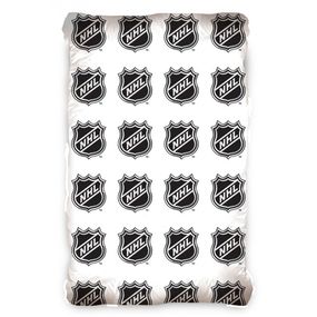 Bavlnená plachta NHL LOGO WHITE 90x200 cm