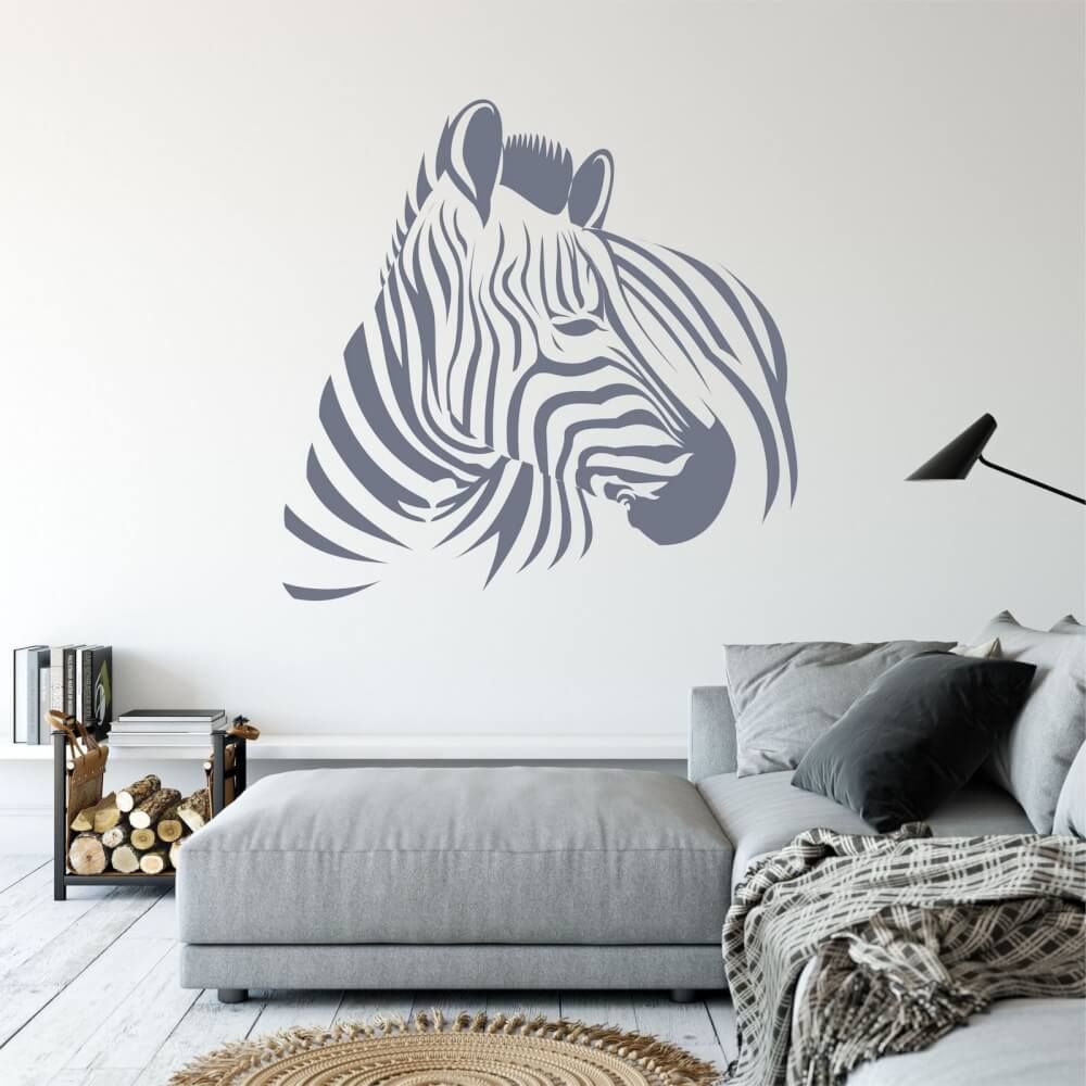 Nálepky na stenu - Zebra