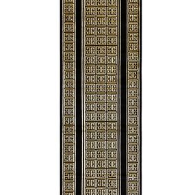 Dywany Łuszczów AKCIA: 60x200 cm Behúň Gloss 6776 86 greek black/gold - 60x200 cm