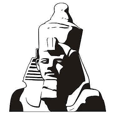Samolepka na stenu Egyptská Sfinga _PX 33