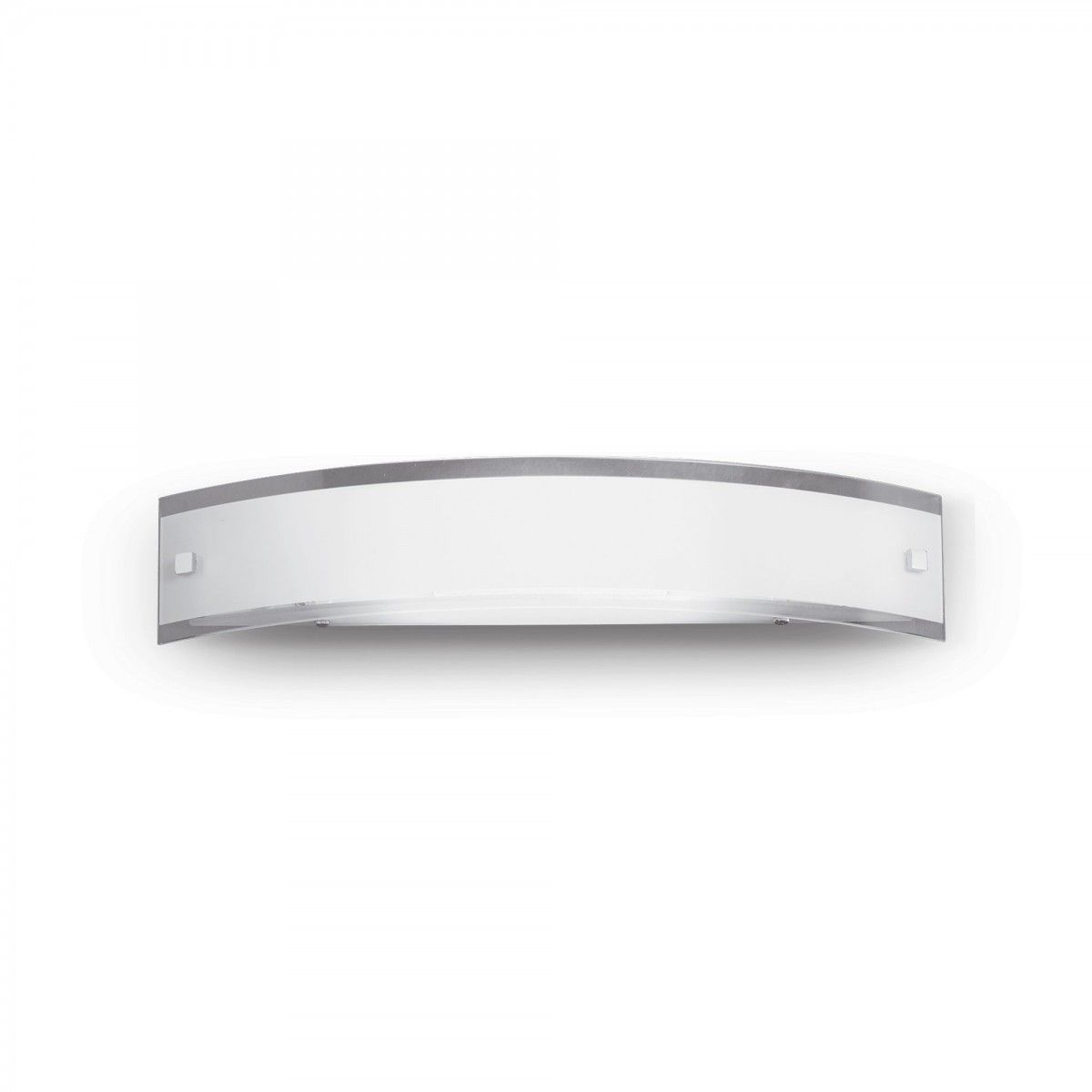 prisadené nástenné a stropné svietidlo Ideal lux DENIS 005454 - chróm / transparentná / biela