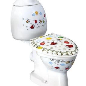 SAPHO - KID detské WC kombi vr.nádržky, zadný odpad, farebná potlač CK311.400.0F