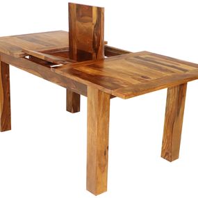 Rozkladací stôl Amba 140/180x90 z indického masívu palisander - Natural