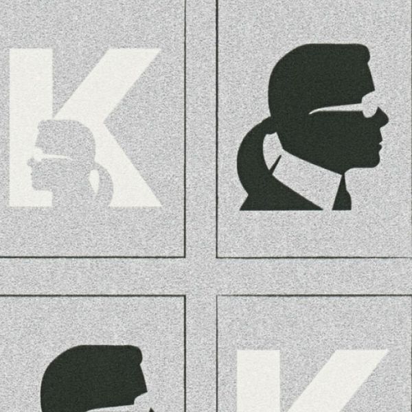 KT4-24873 A.S. Création dizajnová luxusná vliesová umývateľná tapeta na stenu Karl Lagerfeld, veľkosť 10,05 m x 53 cm