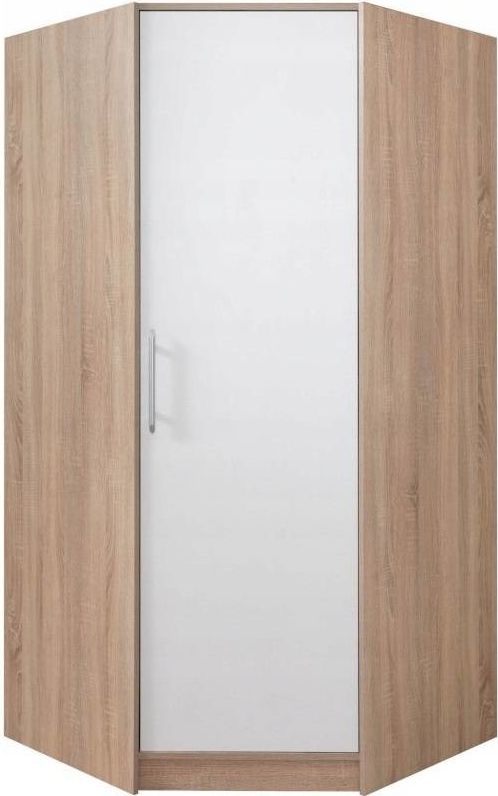 Meblar rohová SR4 Smart 95 cm dub sonoma/biela